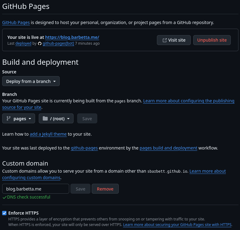 Screenshot of Pages